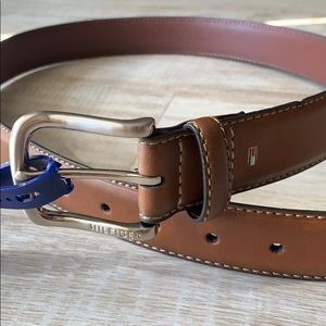 Tommy Hilfiger Men’s Brown Leather Belt